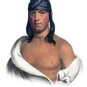 (Sauk) Pashapahaw. History of the Indian Tribes... Philadelphia: J.T. Bowen, 1842-44