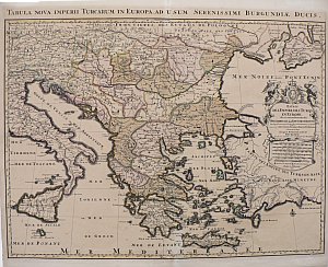(The Ottoman Empire) Jaillot, Hubert. Paris (1696)