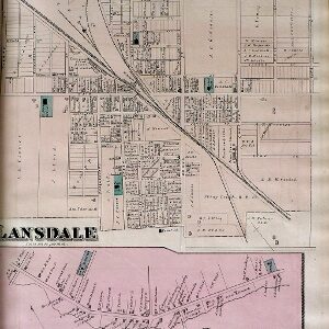 Lansdale. Historical Atlas... Philadelphia, 1877