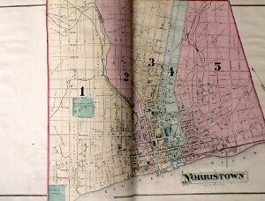 Norristown. Historical Atlas... Philadelphia: Scott, 1877