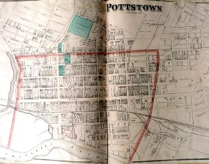 Pottstown. Historical Atlas... Philadelphia: Scott, 1877