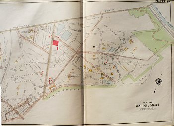 (West Philadelphia near City Line) Philadelphia: G.W. Bromley, 1918