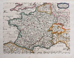 (France) Nicholas Sanson. France. Paris, ca. 1670