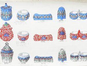 Gabriel Fourmaintraux. Table Accessories. Sevres, ca. 1900