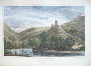 "Old Castle" Swiss Scenery, London 1820