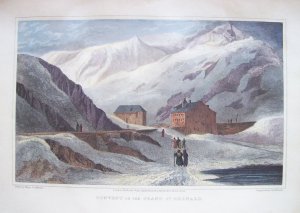 "Convent of the Grand St. Bernard" Swiss Scenery, London 1820