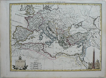 (The Roman Empire) Jean Baptiste Tardieu. Atlas Complete...Paris, 1812
