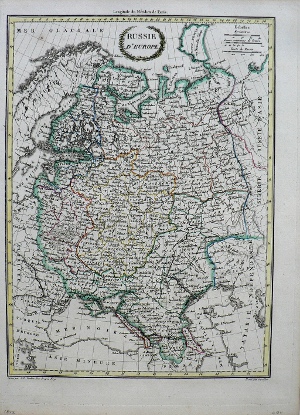 (Russia) Jean Baptiste Tardieu. Atlas Complete... Paris, 1812
