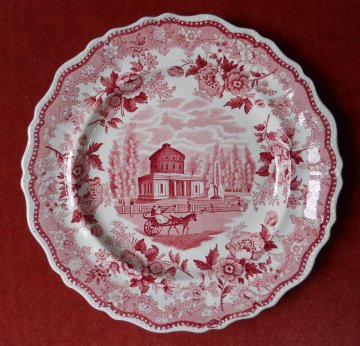 The Waterworks. Staffordshire Transferware. Burslem, c. 1831