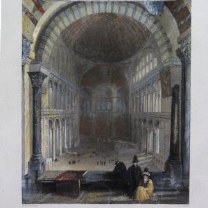 Bartlett, W.H. (Turkey) "Interior of St. Sophia's," published London 1839