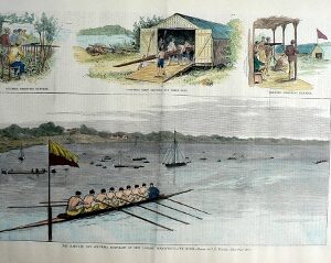 Harvard and Columbia Boat-Race) Harper's Weekly, June 30, 1883
