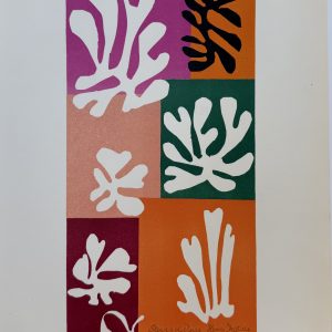 Matisse, Henri (Fleurs de Neige, "Snow Flowers") Verve. Paris, 1958. Framed