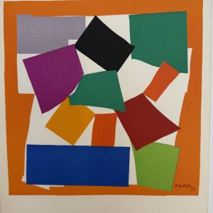 Matisse, Henri (L’Escargot, "Snails") Verve. Paris, 1958. Framed