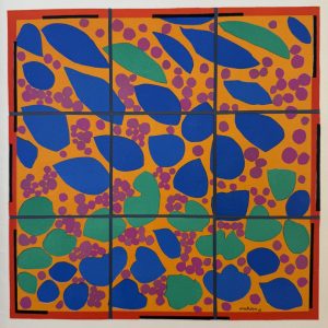 Matisse, Henri (Lierre en fleur, "Ivy in bloom") Verve. Paris, 1958. Framed