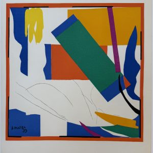 Matisse, Henri (Souvenir d’Oceanie) Verve. Paris, 1958. Framed