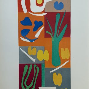 Matisse, Henri (Vegetaux, "Vegetables") Verve. Paris, 1958. Framed