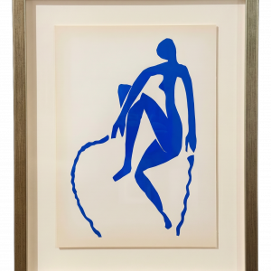 Matisse, Henri (Nu Bleu VIII) Verve. Paris, 1958. Framed