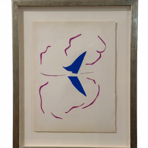 Matisse, Henri (Bateau) Verve. Paris, 1958. Framed
