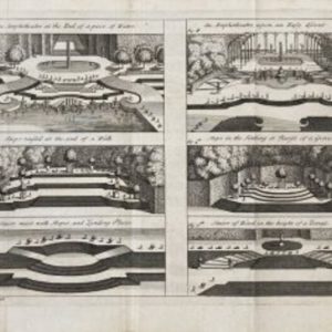 After Alexander Le Blond. (Amphitheatre, Stairs). The Theory and Practice of Gardening… London: Bernard Lintot, 1728