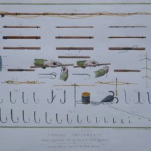 (Fishing Implements - Rods and Hooks ) The Book of Field Sports, and Library of Veterinary Knowledge. Vol.II. London, c. 1870