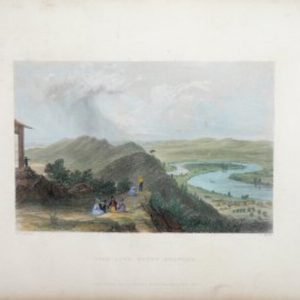 (Mount Holyoke) William H. Bartlett. American Scenery, 1839