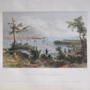 (New York City) William H. Bartlett. American Scenery. London, 1839