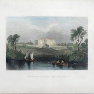 (The White House) William Bartlett. American Scenery. London, 1839