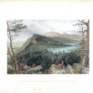 (Mountain House) William H. Bartlett. America Scenery. London, 1839