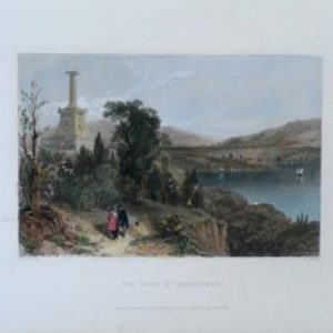 (Tomb of Kosciusko at West Point) William H. Bartlett. American Scenery. London, 1839