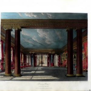William Henry Pyne. (Dining Room) ...Royal Residences. London: Ackermann, 1819