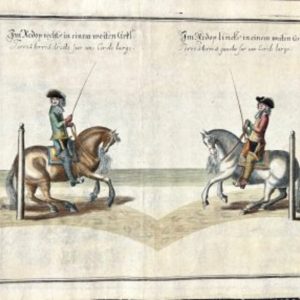 William Cavendish. (Horsemanship) Plate 38 La Methode et Invention Nouvelle