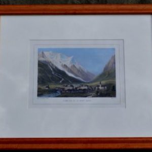 (Chamonix, Mt Blanc, Glacier) printed Briquet et Fils, Geneve, 1850