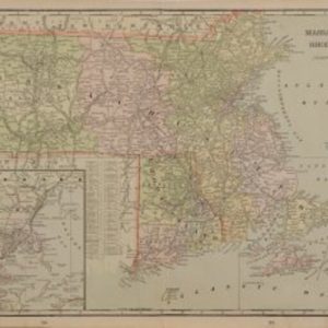 Massachusetts, Rhode Island) Chicago: George Cram, ca. 1890