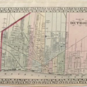 Mitchell. S. Augustus. (Plan of Detroit) Philadelphia, 1873