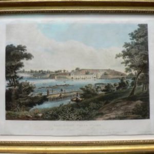 After Thomas Doughty. Fair Mount Water Works. Phila: Carey & Lea, ca. 1826