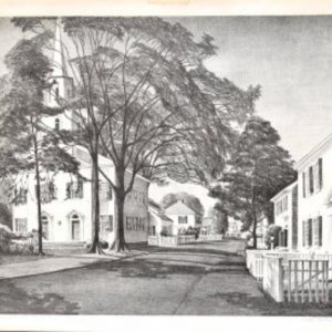 (Edgartown, Martha's Vineyard) Ruth Haviland Sutton c. 1940. Lithograph