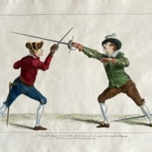 Angelo, Domenico. Plate 44 L'Ecole d'Armes. London, 1763