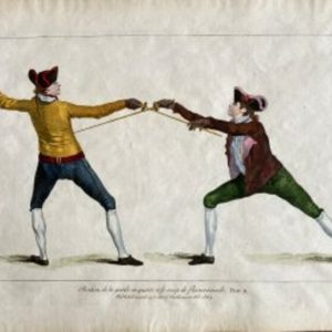 Angelo, Domenico. Plate 9. L'Ecole des Armes. London, 1763