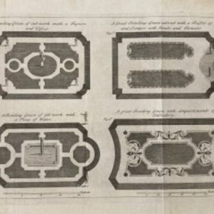 After Alexander Le Blond. (Landscape plan – Formal Bowling Green). The Theory and Practice of Gardening… London: Bernard Lintot, 1728