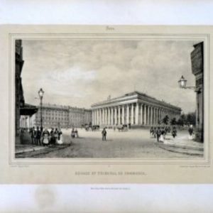 (Paris) La Bourse. Nouvelles Vues de Paris. Paris: Gihaut Freres, ca. 1870