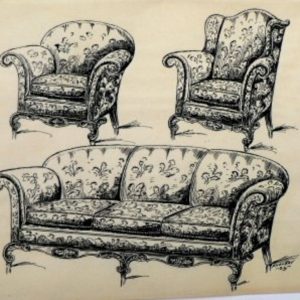 Gottlieb Buehler. 38. (Sofa and 2 Chairs) American, 1923