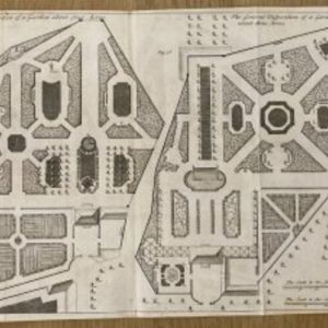 After Alexander Le Blond. (Four Acre and Six Acres Gardens). The Theory and Practice of Gardening… London: Bernard Lintot, 1728