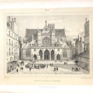 (Paris) Eglise de St. Germain L'Auxerrois. Nouvelles Vues de Paris. Paris: Gihaut Freres, 1870