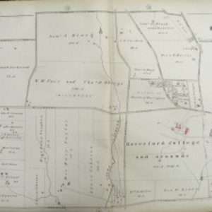 G.M. Hopkins. (Haverford, Haverford College) Pl. 10 Atlas of Bryn Mawr and Vicinity...Pennsylvania R.R. Philadelphia, 1881