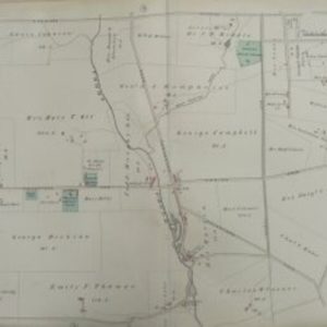 G.M. Hopkins. (Cobbs Creek and Pont Reading) Pl. 4 Atlas of Bryn Mawr and Vicinity...Pennsylvania R.R. Philadelphia, 1881