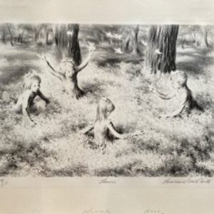 Lawrence Beall Smith. ("Leaves") New York c. 1970s