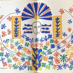 Matisse, Henri. "Apollon" Verve, Paris 1958. Double page