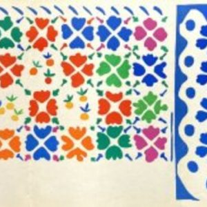Matisse, Henri. "Decoration - Fruits" Verve, Paris 1958. Three part fold out