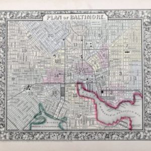 S. Augustus Mitchell (Baltimore) New General Atlas. Philadelphia [1860]-1864