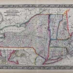 S. Augustus Mitchell (New England) New General Atlas. Philadelphia [1860]-1864